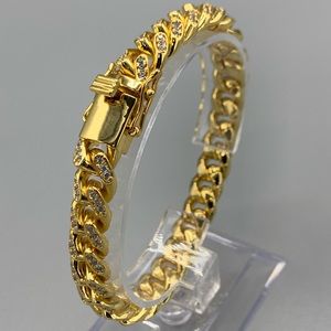 10mm Gold Cuban Link Bracelet 10mm